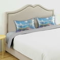 thumbnail image 3 of Yayeee Pillowcase Queen Size Set of 2 Satin Wrinkle Resistant Pillow Case, Crystal Ocean, 3 of 8
