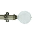thumbnail image 3 of 13/16" Dia Adjustable 66-120 inch Curtain Rod with Jeshan Finials - Antique Brass,(4857-664), 3 of 3