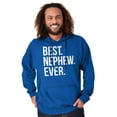 thumbnail image 4 of Best Nephew Ever Family Aunt Uncle Hoodie Hooded Sweatshirt Men Brisco Brands S, 4 of 6