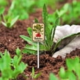 thumbnail image 5 of Yjiankangz Aluminium Yard Sign Radishes Vegetable Garden Sign 7x8.8inch Outdoor Natural Retro Metal Signs Plant Markers And 12.8" Stake Kit, 5 of 7
