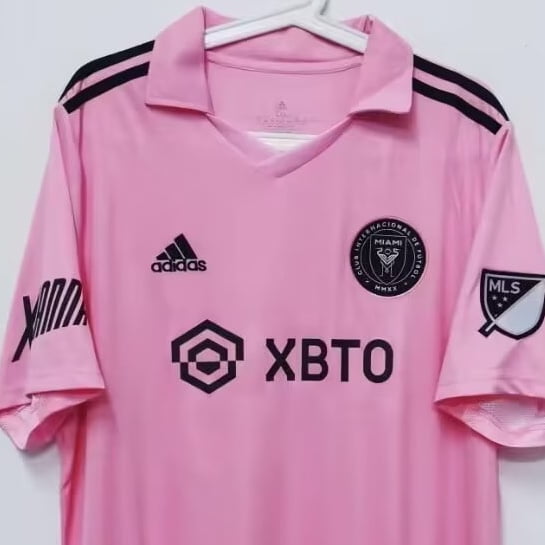 Camiseta De Fútbol 23/24 Miami FC Messi Home Soccer Versión Para Hombre Rosa