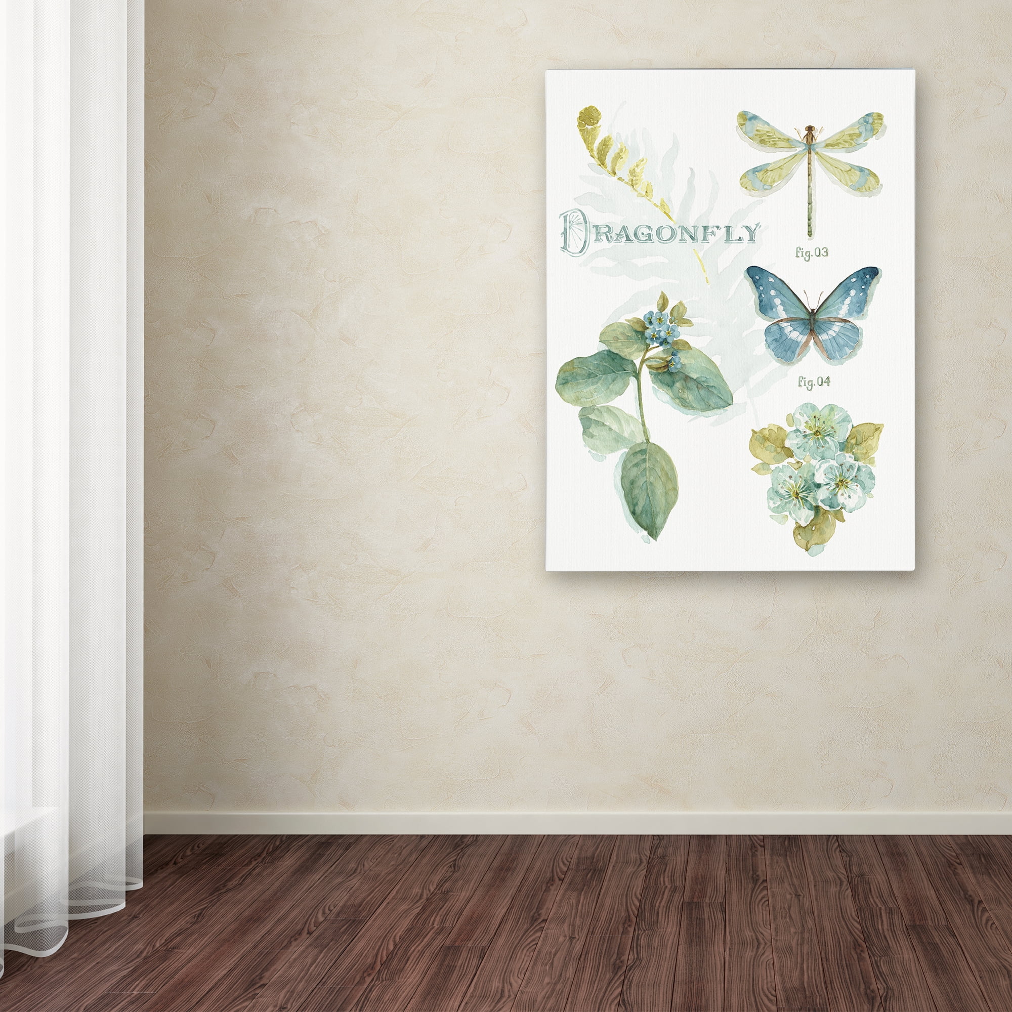 Trademark Fine Art "My Greenhouse Botanical II" Canvas Art by Lisa Audit