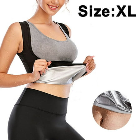 

Sweat Vest for Women Tummy Control Sauna Vest for Women Slimming Compression Abdomen Fitness Sweating Vest