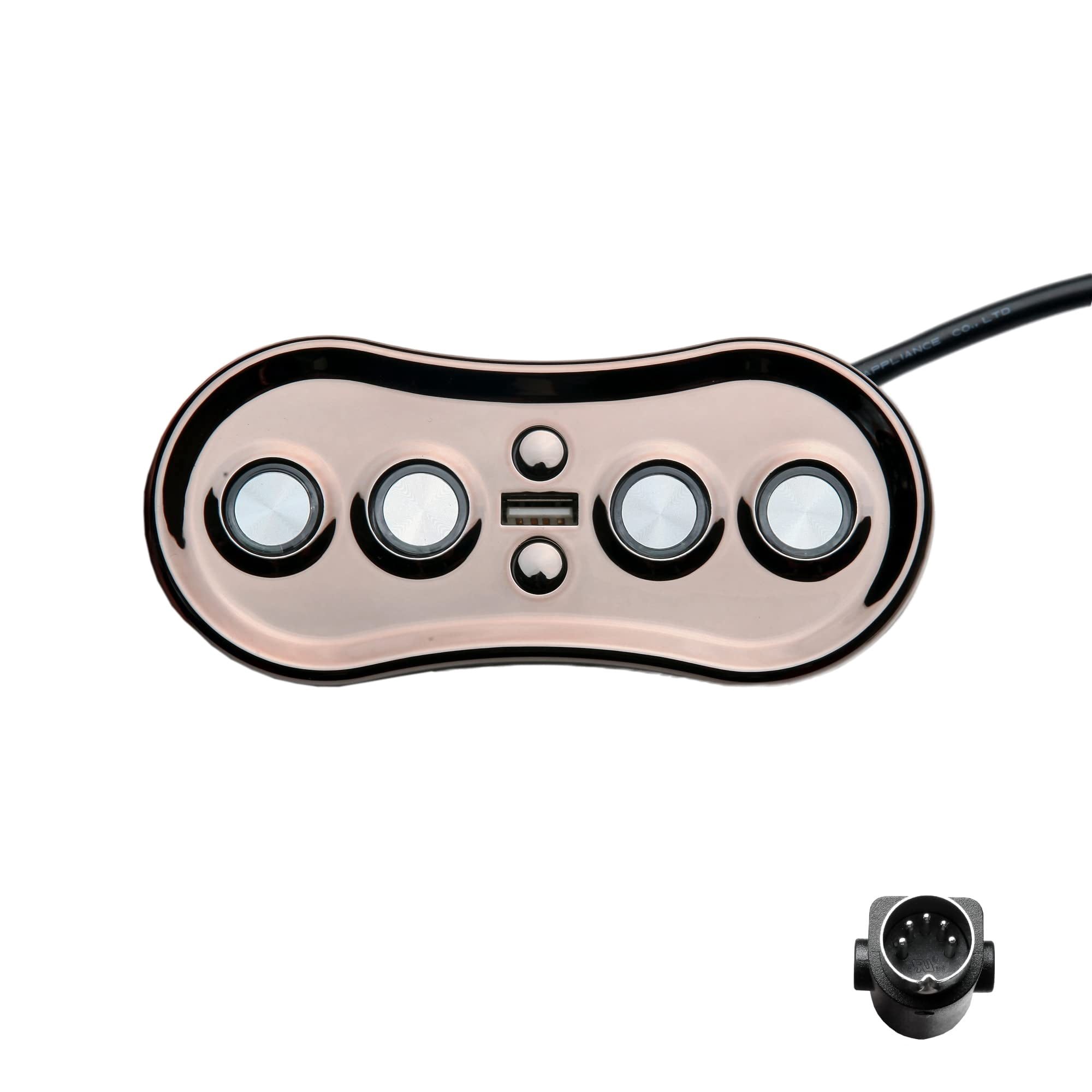 Power Recliner Lift Chair Mulin MLSK46-C (R) Switch Power Recliner 6 Button 5 Pin Hand Control Replacement with USB