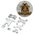 thumbnail image 4 of de actualización RC, soporte de amortiguador, parachoques de ala trasera para 124018 124019 1/12, modelo de vehículos de , Plata Hugo Piezas de actualización RC, 4 of 9