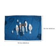 thumbnail image 3 of 1pc Waterproof Picnic Blanket Lightweight Printing Blanket Beach Mat Camping Mat, 3 of 4