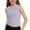 Light Purple, variant on TYGHBN Girls Tank Tops Kids Athletic Tank Ribbed Knit High Neck Crop Tops for Gym Yoga Kids Blank T Shirts Short Sleeve Shirts Girls 3 T Clothes Toddler Tops Blouse for Baby Girl Toddler Girls