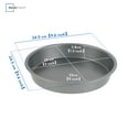 thumbnail image 2 of Mainstays 9" x 9" Round Nonstick Steel Cake Pan, Dark Gray, 2 of 14
