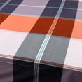 thumbnail image 5 of Unique Bargains 4-Piece Soft Cotton Bed Sheets Set Blue Orange Full Size, 5 of 8