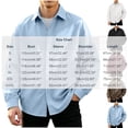 thumbnail image 6 of LIaqionyy Mens Button down Shirt Casual Loose Long Sleeve Collared Shirts Solid Color Wedding Prom Business Tops, 6 of 6