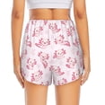 thumbnail image 2 of Lsque Baby Salamander Printed Women's Running Shorts with Liner Pockets,Elastic Quick Dry Workout Athletic Gym Yoga Shorts,Womens High Waist Shorts-X-Large, 2 of 9