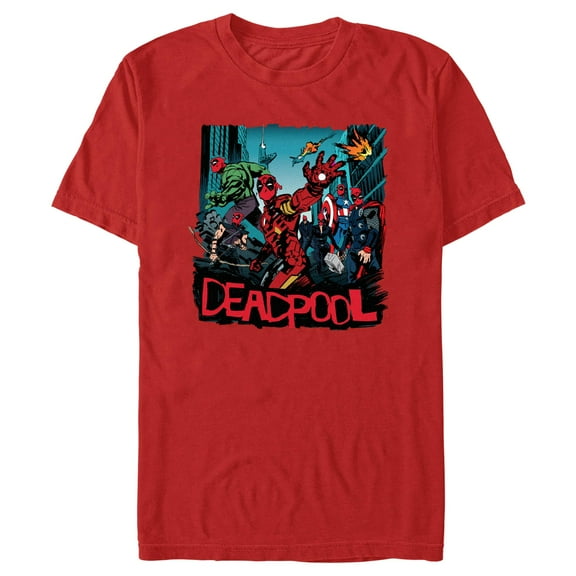 Men's Marvel: Deadpool & Wolverine Poster Child Graphic T-Shirt