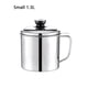 thumbnail image 2 of Billuyoard Olla de filtro de aceite para el hogar, colador de grasa para alimentos a prueba de polvo, contenedor separador, utensilios de cocina, Cocina y Comedor, 2 of 6