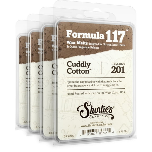 Cuddly Cotton Wax Melts Bulk Pack - Highly Scented   Essential Oils - Shortie's Candle Company