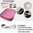 thumbnail image 4 of TIANLAIMEI Car Seat Cover Front Bottom Cover Full Surround Leather Cushion Pad Mat Protector, 4 of 7
