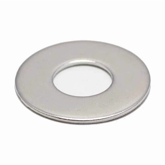 Flat Washer, For Screw Size 5/8" ,Stainless Steel NL-19 Finish, 10 PK