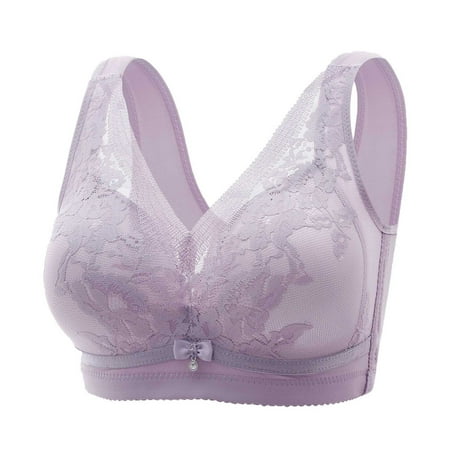 Oplxuo Womens Sexy Lace Bra Adjustable Tank Tops  Adjustable Push-Up Side Breast Supportive Bra  Slimming  Everyday Bra