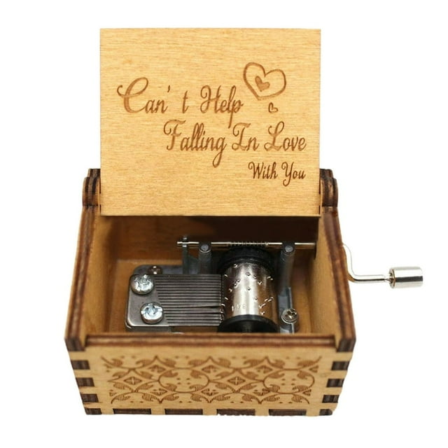 Music Box Carved Wood Exquisite Patterns Vintage You Can Give It As A Gift To Your Relatives And Friends Musical Boxes