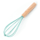 thumbnail image 1 of Batidor de silicona con mango de madera - Batidor para masa de panqueques, huevos y claras de huevo, mezcla para pasteles, licuado, 1 of 5