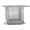 Silver 12x12 inch, variant on Stainless Chimney Cap Rain Cover Adjustable Stove Pipe Vent Cap Easy Install Silver