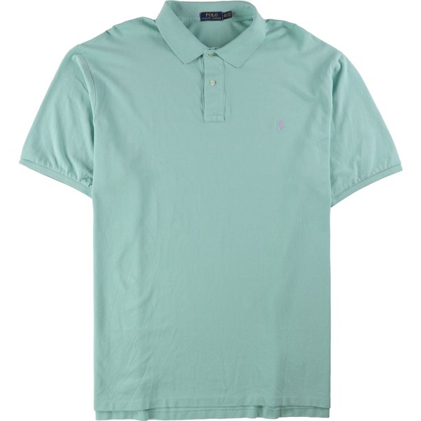 Ralph Lauren Polo de rugby clásico grande y alto para hombre, verde, 4XLT