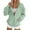 Mint Green, variant on Women's Solid Color Full Zip Front Hooded Sweatshirt, Raglan Sleeve with Kangaroo Pockets, Casual Streetwear Oversized Pullover for Fall Winter Fashion and Plus Size Comfort Navy M
