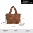 thumbnail image 3 of Kukuzhu Puffer Tote Bag, Small Puffy Bags for Women Fashion Quilted Soft Padded Handbag Purses, 3 of 7