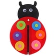 thumbnail image 1 of SHISUYAN Baby Toy Ladybird Zipper DIY Handmade 1Set for Children Improve Counting Ability, 1 of 8