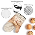 thumbnail image 3 of Pofeuu Sleeping Cat In Blanket Print Oven Mitts and Pot Holders 4 pcs Set,High Heat Resistant 500 Degree Extra Thicken Long Kitchen Cotton Oven Glove for Cooking, 3 of 6