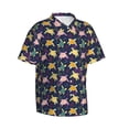 thumbnail image 2 of Haiem Turtle Printed Hawaiian Shirt for Men - Men’s Casual Beach Summer Shirts - Stretch Fabric with Modern Fit-XX-Large, 2 of 9
