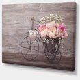 thumbnail image 2 of Design Art - Ranunculus Flowers in Bicycle Vase, 2 of 3