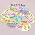 thumbnail image 3 of CafePress - Quilter's Brain Toddler T Shirt - Cute Toddler T-Shirt, 100% Cotton, 3 of 4