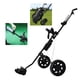 thumbnail image 1 of Carrito de golf, carrito de golf para palos de golf, carrito de golf para bolsa de golf, carritos de golf plegables con 2 ruedas, accesorios de golf Macarena Carro de empuje de golf, 1 of 8
