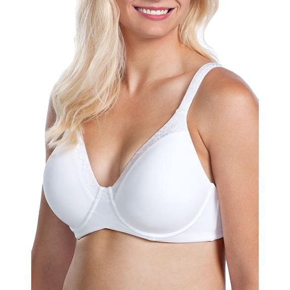 Leading Lady The Brigitte Luxe Full Figure Wirefree T-Shirt Bra White 5211