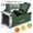Green, variant on Potato Cutter, Sopito French Fry Cutter with 1/2 inch Stainless Steel Blade Great for Potatoes Carrots Cucumbers