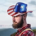 thumbnail image 5 of Luoshdecor Patriotic Glitter Cowboy Hat, Red White Blue Star Cap 250th Anniversary, Independence Day Decor Gift for Man Women, 5 of 9