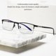 thumbnail image 4 of Minnieouse Gafas de lectura fotocromáticas Anti luz azul gafas soporte de nariz gafas ligeras negro transparente Type3 NO3, 4 of 6