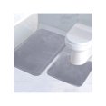 thumbnail image 3 of 1pc Simple Solid Color Memory Foam Quick Rebound Water-Absorbent Non-Slip Floor Mat Bathroom Floor Mat Bathroom Floor Mat, 3 of 5
