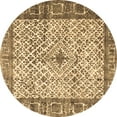 thumbnail image 1 of Ahgly Company Indoor Round Persian Brown Traditional Area Rugs, 6' Round, 1 of 4