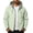 Green, variant on Hooded Waterproof Jackets for Men Fleece Lined Adjustable Drawstring Side Zip Pockets Tops Stretchy Outdoor Rain Daily Soft Coat