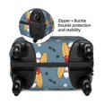 thumbnail image 2 of Yiaed Surf Shark Print Travel Luggage Cover Suitcase Protector Fits 18-32 Inch Luggage Wheel Covers Patterned Elastic Luggage Anti-scratch（No luggage）（No luggage）-, 2 of 5