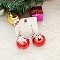 thumbnail image 5 of Faty-T Cute Christmas Bell Tassel Drop & Dangle Earrings, Iron with Stainless Steel Posts, Festive Holiday Jewelry for Women, 5 of 13