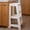 White, variant on Stepup Baby Toddler Tower Varnished - 3-Level Adjustable Wooden Toddler Step Stool Kids for 18 Months to 4 Years