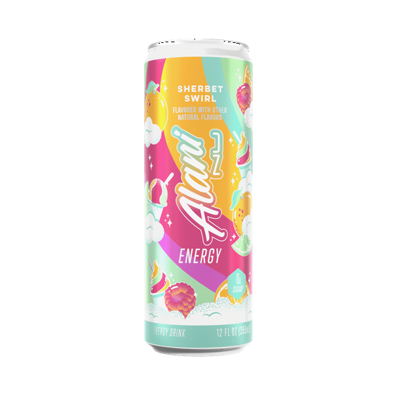 Alani Nu, Sherbet Swirl, 12 fl oz, Single Can