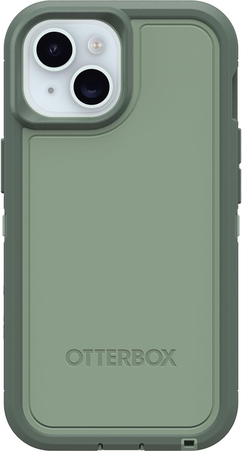 OtterBox iPhone 15, iPhone 14 & iPhone 13 Only - Defender Series XT Case - Emerald Isle Green - Screenless - Rugged - Lanyard Attachment - Microbial Defense Protection - Non-Retail Packaging