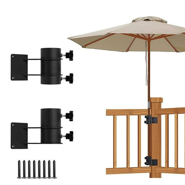 CHOK Support de Parasol de Patio Robuste Support de Parasol de Patio Pince de Fixation Support