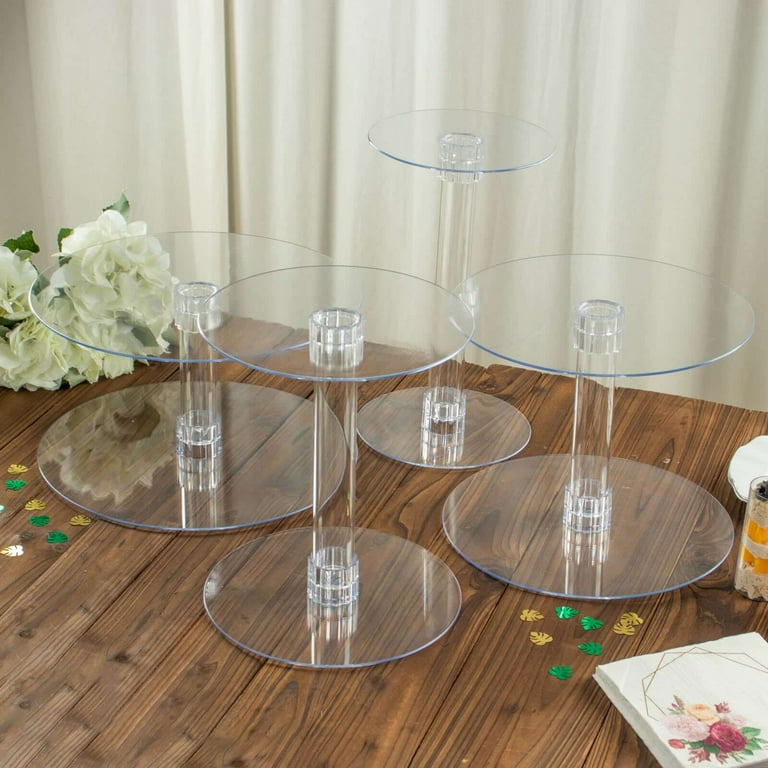 4 tier cascade wedding cake stand sales