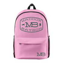 Maddox Batson MB Logo Backpack Women Men Fashion Shoulders Bag Casual Daypacks Travel Bags