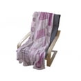 thumbnail image 4 of Heels and Dresses Soft Flannel Fleece Blanket, Paris Fashion Atelier French Boutique Feminine Glamor Eiffel, Cozy Plush for Indoor and Outdoor Use, 50" x 60", Baby Pink Mauve Magenta, by Ambesonne, 4 of 6