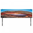 thumbnail image 3 of USA Headboard, Famous Sunrise at Mesa Arch in Canyonlands National Park, Utah, USA, Upholstered Decorative Metal Bed Headboard with Memory Foam, King Size, Pale Brown Sky Blue, by Ambesonne, 3 of 4